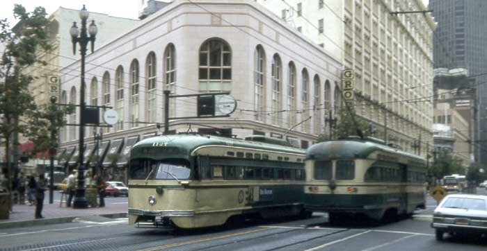 San Francisco MUNI PCC streetcar 1127